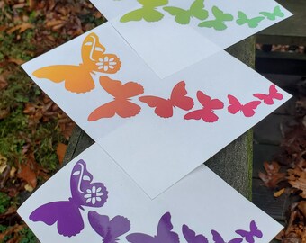 Schmetterling Vinyl Aufkleber, Schmetterling Aufkleber, Auto Aufkleber, Fenster Aufkleber, Laptop Aufkleber, Vinyl Aufkleber, Schmetterling Geschenk, Scrapbooking