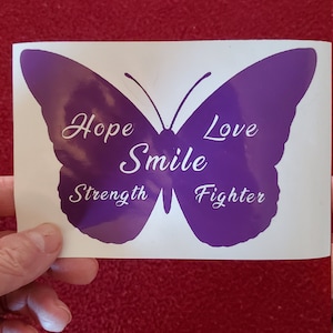 Butterfly vinyl decal, butterfly decal, butterfly decal, laptop decal, vinyl sticker, vinyl decal, car decal, inspirational decal