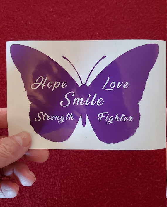 Butterfly Vinyl Decal Butterfly Decal Butterfly Decal Etsy