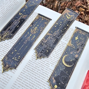 Enchanted Fantasy Bookmark Set, book accessories, 3d printed, teacher gift
