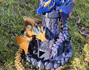 関節式ウィングド・ワイバーン・ドラゴン、フィジェットトイ、ストレス解消トイ、ドラゴントイ、デスクトイ、フィジェットドラゴン
