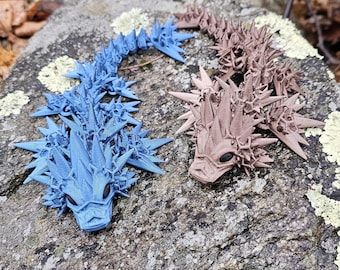 関節式ベビーボイドドラゴン、フィジェットトイ、ストレス解消トイ、ドラゴントイ、デスクトイ、フィジェットドラゴン