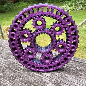 Gear Storm fidgetspinner, Fidgetspeelgoed met textuur, ADHD, Stress, Angstverlichting, Zintuiglijke focus