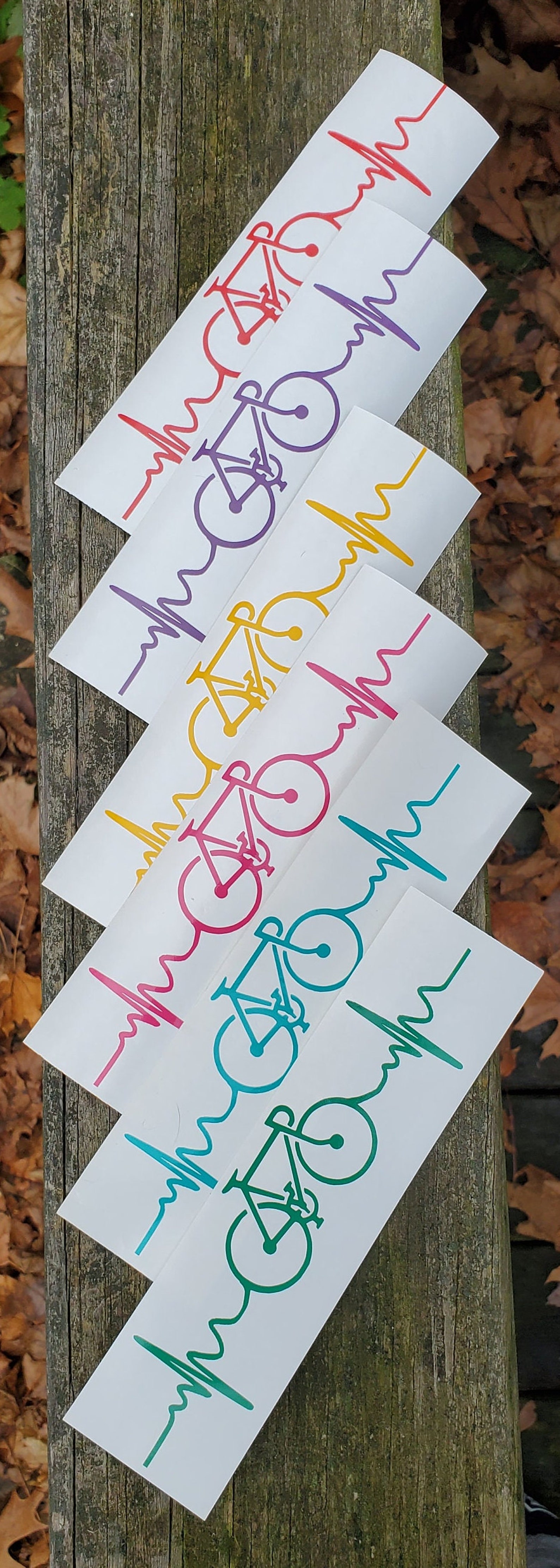 bike heartbeat sticker