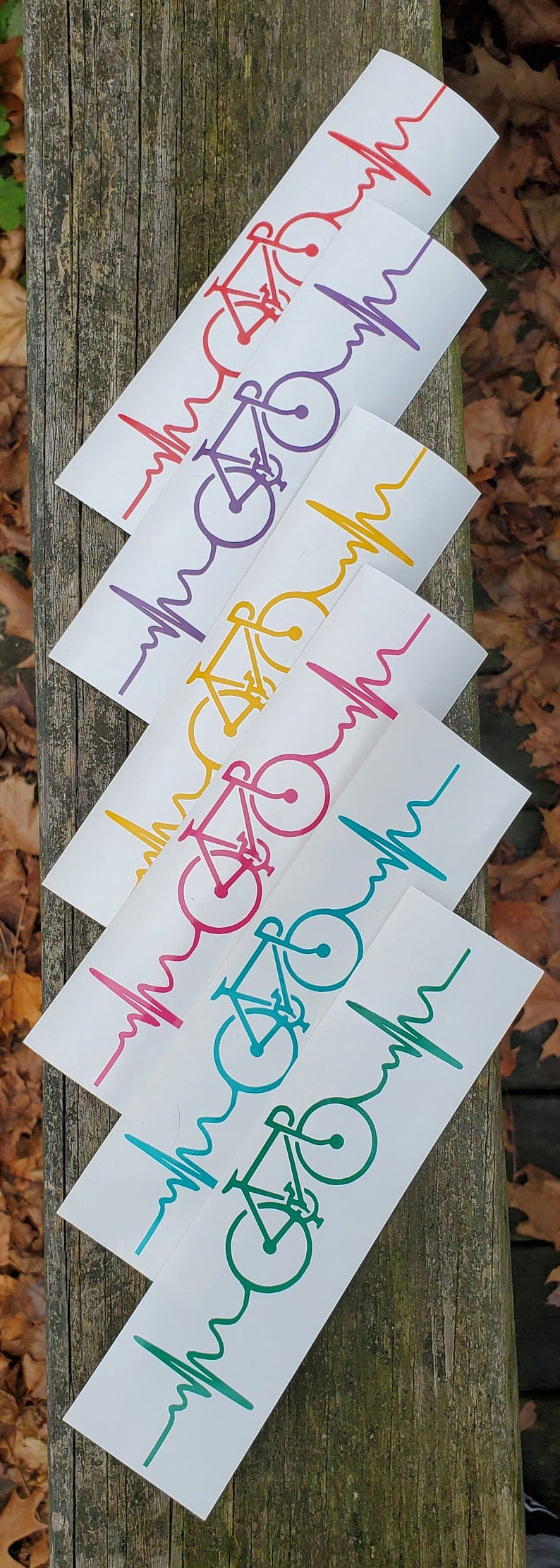 bike heartbeat sticker