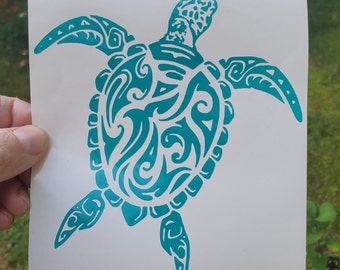 Sticker tortue de mer, sticker tortue, sticker tortue, sticker voiture, sticker fenêtre, sticker pour ordinateur portable, scrapbooking, autocollant pour pare-chocs