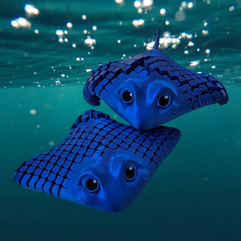 Ray Fidget Articulated Manta Ray, Fidget Toy, Stress Toy, Dragon Toy, Desk Toy ...