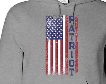 Patriot - Erwachsener Hoodie, USA Hoodie, Love your Country Outdoor Wear, Geschenk für patriotische Freunde, Konservatives Geschenk Hoodie