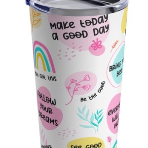 Mental wellness tumbler | Motivation Tumbler, Have a Great Day Gift Idea, Mental Health Gift, Gift for a Friend