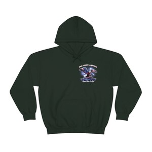 GOD Bless America Sudadera con capucha / Sudadera con capucha patriótica, sudadera con capucha de EE. UU., Sudadera con capucha de EE. UU., Regalo para veteranos Forest Green