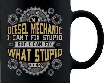 I'm A Diesel Mechanic Tasse - Truck Driver Mug, Truck Driver Geschenk, Truck Driver Gifts, Trucker Kaffeetasse macht ein tolles Geschenk für Papa