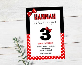 Editable Birthday invitation template-instant download