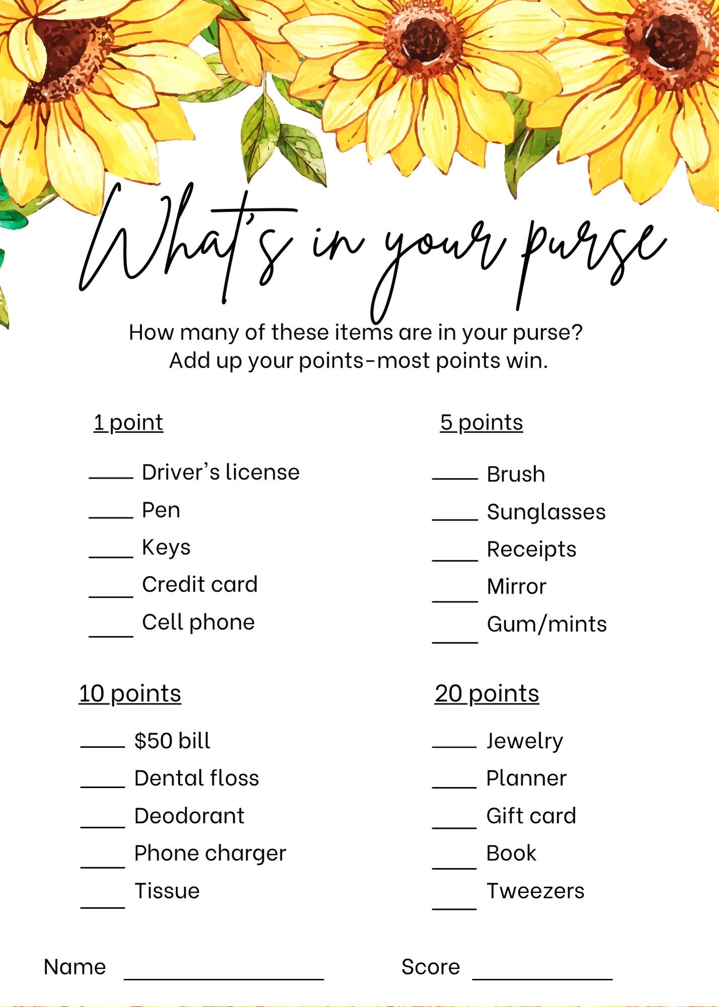 Bridal Shower Gamesbridal Shower Games Instant Downloadbridal Shower