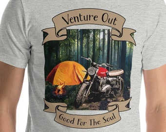 Venture Out Motorcycle t-shirt - Unisex