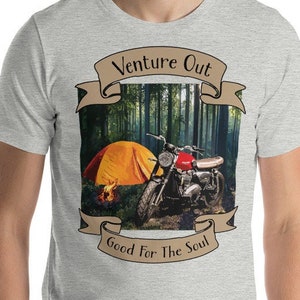 Venture Out Motorcycle t-shirt - Unisex
