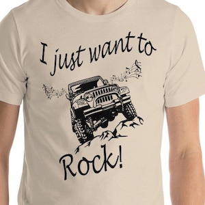 Koszulka „I Just Want to Rock”. - Unisex
