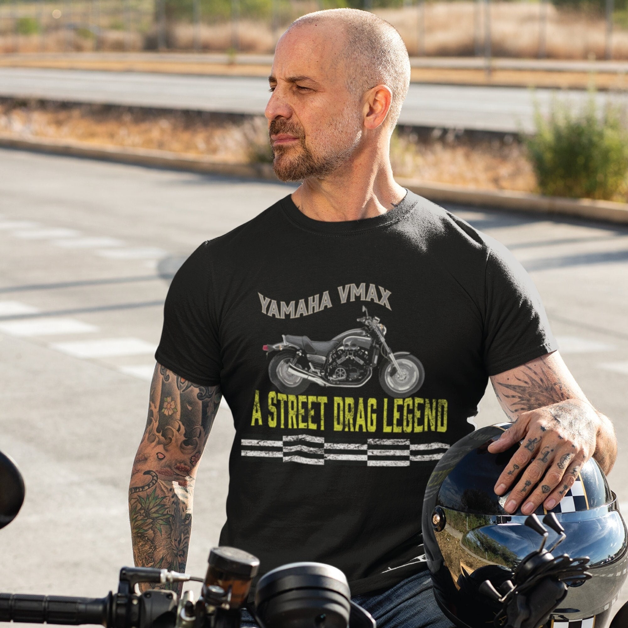 ＹＡＭＡＨＡ　魔神ＶＭＡＸ１２００オリジナル限定Ｔシャツ　Ｌサイズ　半袖　黒 Yamaha Vmax Shirt - Etsy