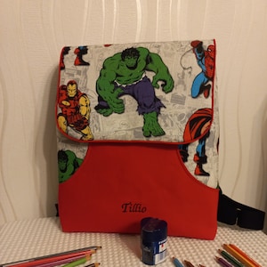 Customizable nursery backpack.