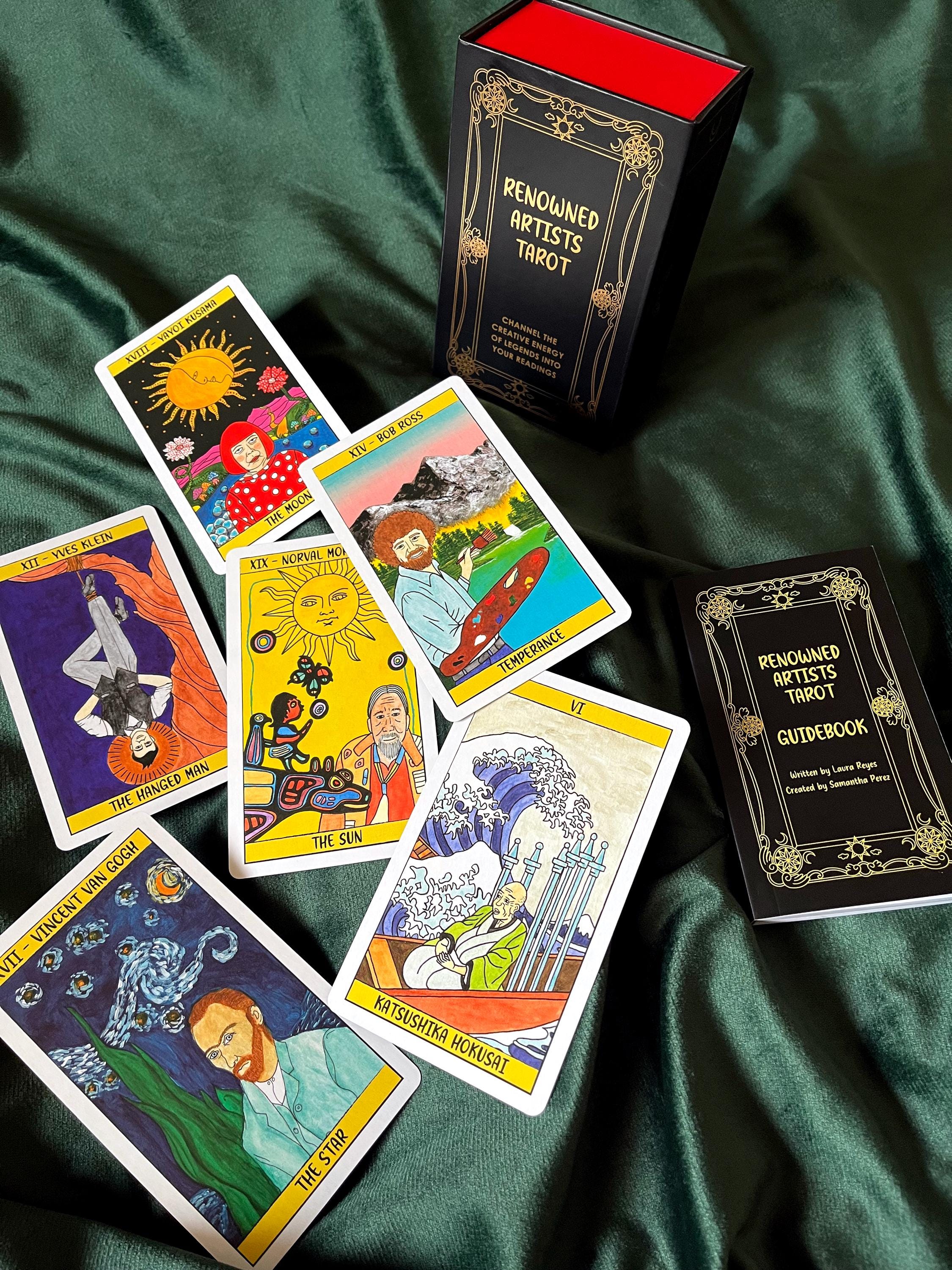 Renowned Artists Tarot Deck – Modern Hand-painted Cards, Art