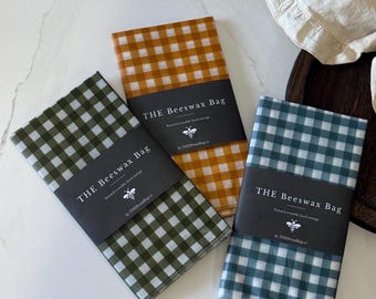 Large Beeswax Bread Wrap | Reusable Eco Friendly Food Storage (53x43cm)