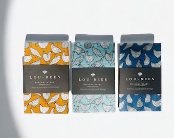 Beeswax wraps, The TRY me wrap 12”. Beeswax food wraps Chickens