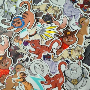 Overwatch Cats Sticker Collection