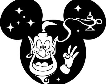 Genie SVG and PNG Bundle, Cricut & Silhouette, Aladdin Prince (Digital Download)