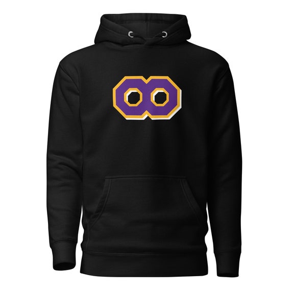 Black hoodie 8 24 2 mamba mentality japanese letters los angeles purple and gold dop hotsell
