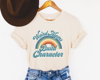 Weird Moms Build Character Graphic Tee