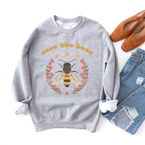 Save The Bees Crewneck Sweatshirt