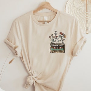 Vintage Soul Cassette Wildflowers Graphic Tee