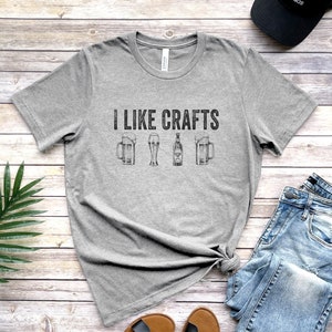 I Like Crafts Beer Crew Neck Softstyle Tee