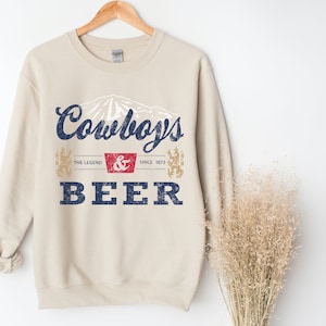 Cowboys und Bier Crewneck Sweatshirt