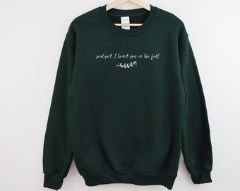 CUSTOM Lyric or Quote Crewneck Sweatshirt, Personalized Sweatshirt