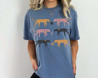 Celestial Tigers Comfort Colors Graphic Tee