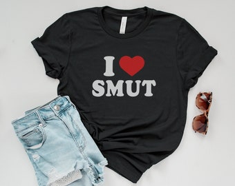 I Heart Smut Shirt, Spicy Book Lover Shirt, Funny Trendy Gift For Romance Book Reader