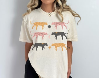 Celestial Tigers Comfort Colors Graphic Tee