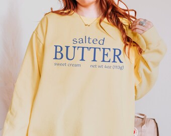 Camiseta de mantequilla salada Camiseta de mantequilla Camiseta de mantequilla salada Sudadera de mantequilla Regalo para amantes de la mantequilla Camiseta de chef Camiseta de repostería Camiseta de cocinero Regalo de granja