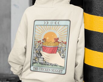 チキンナゲット タロットカード バックデザイン パーカー
