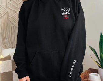 Sweat-shirt charbon STFUATTDLAGG chemise Good Girl Book Club Sweat à capuche Enemies To Lovers Romance sombre livre épicé Sweat à capuche Smut Lover Gift Smut Reader