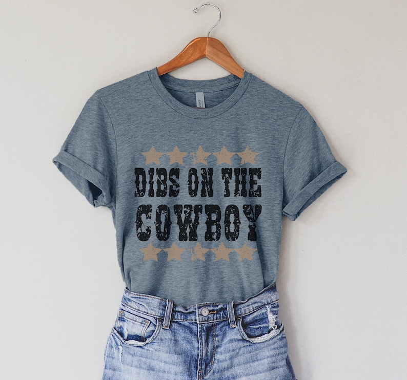 Dibs On Cowboy Sweatshirt - Sand