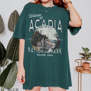 Acadia National Park Shirt Hiking Shirt Gift For Travel Nature Lover US National Parks Maine Vacation Shirt Acadia Gift Acadia Trip T-shirt