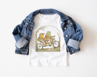 Kikker en pad peuter T-shirt, jeugdshirt en baby onesie