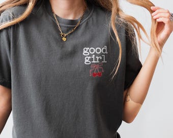 Smut Shirt Good Girl Book Club Graphic Tee Enemies To Lovers Dark Romance Spicy Book T-shirt Smut Lover Gift Smut Reader STFUATTDLAGG Tshirt