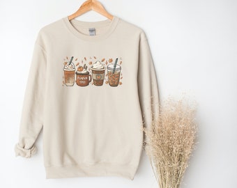 Herbst Kaffee Crewneck Sweatshirt