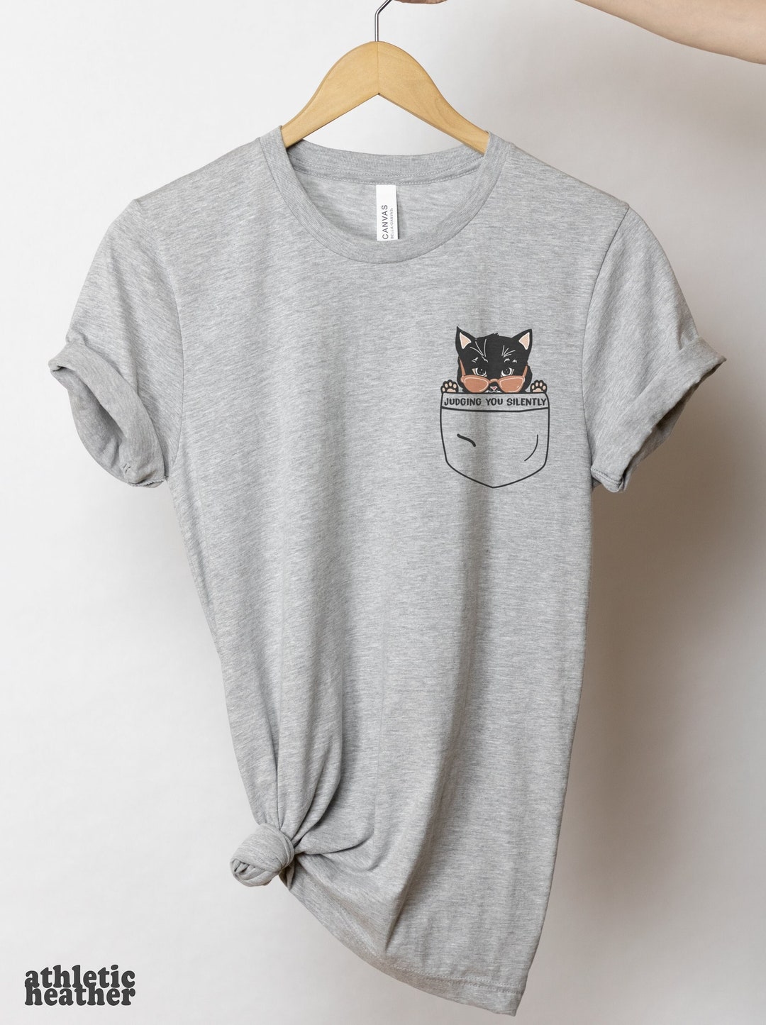 Milo | Cute Cat Pocket Shirt main image 1