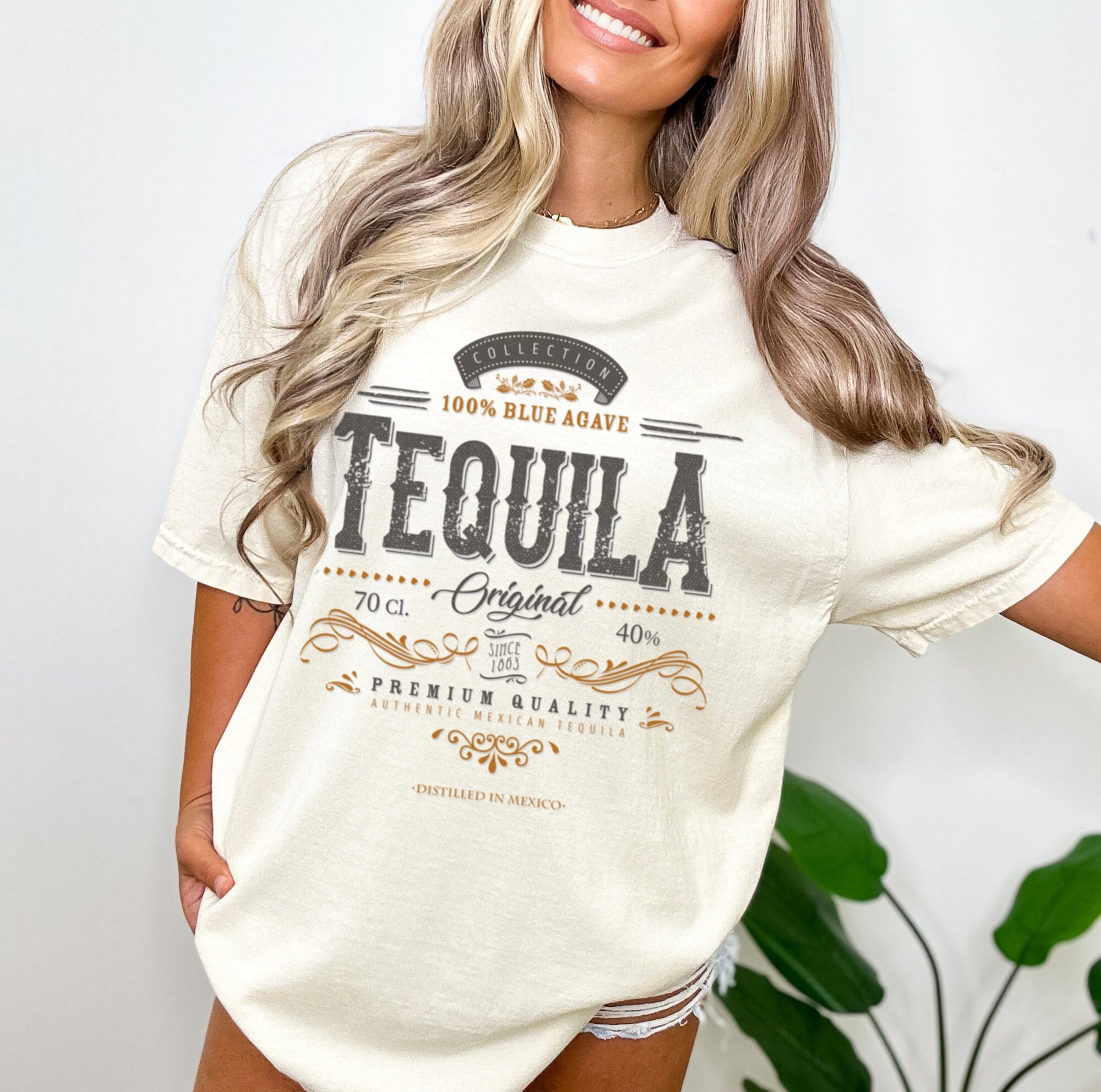 Tequila Vintage Vibe Comfort Colors Shirt - Etsy