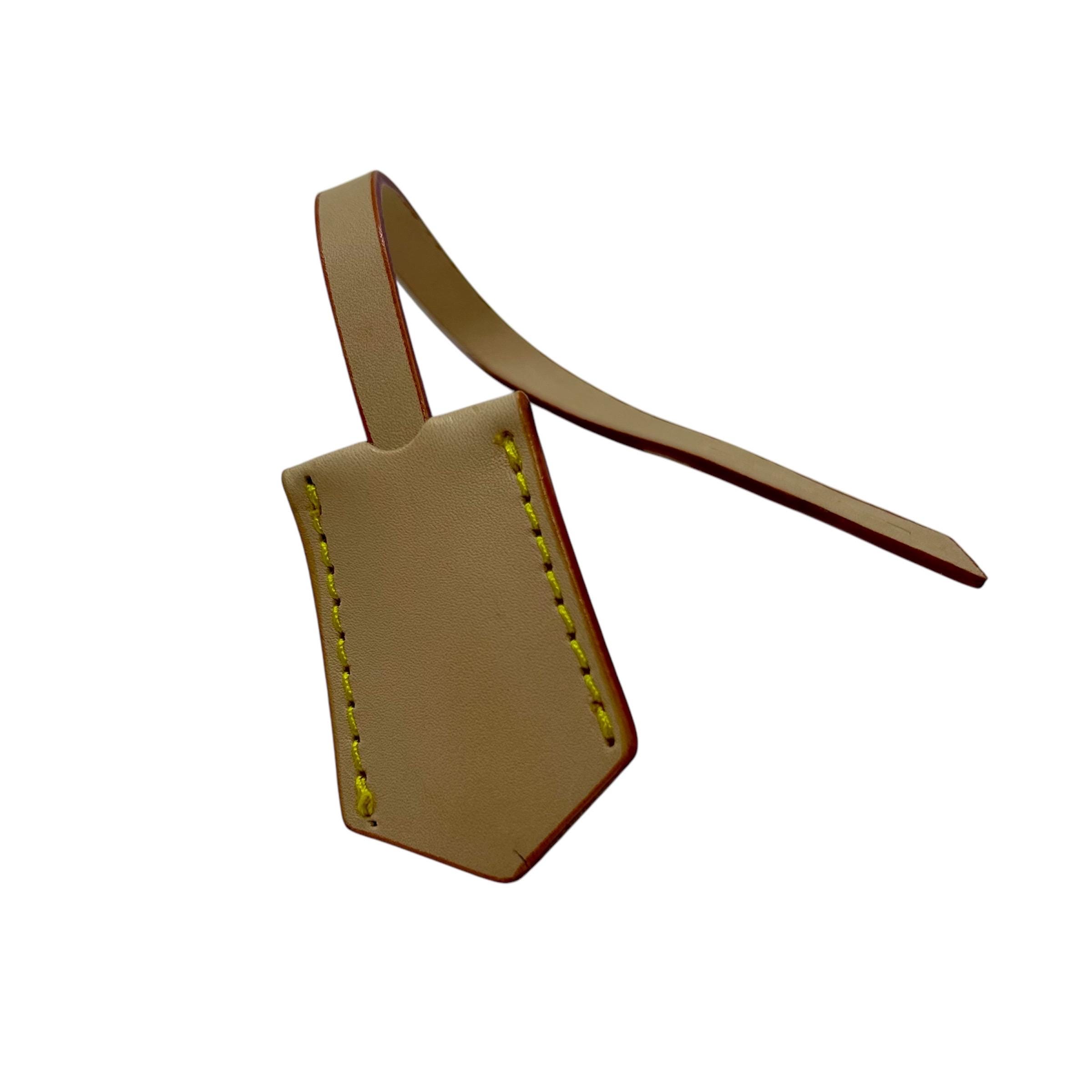 Genuine Leather Clochette Bag Charm Gold Silver Padlock