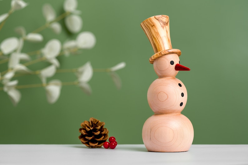 Handmade Christmas Snowman Ornament image 2