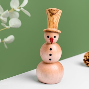 Handmade Christmas Snowman Ornament image 3